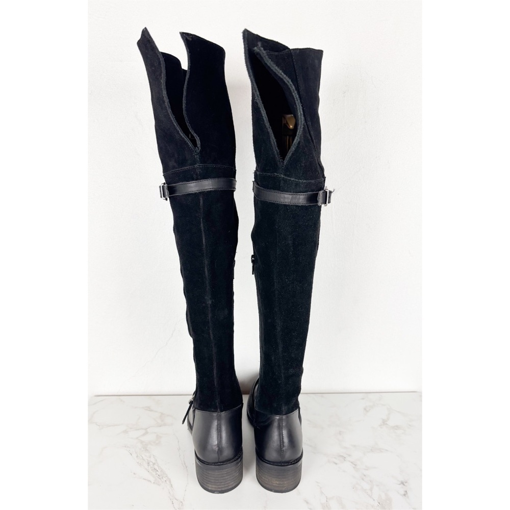 Matisse Lola Black Suede Over The Knee Boots Sz 6.5 - Picture 5 of 11